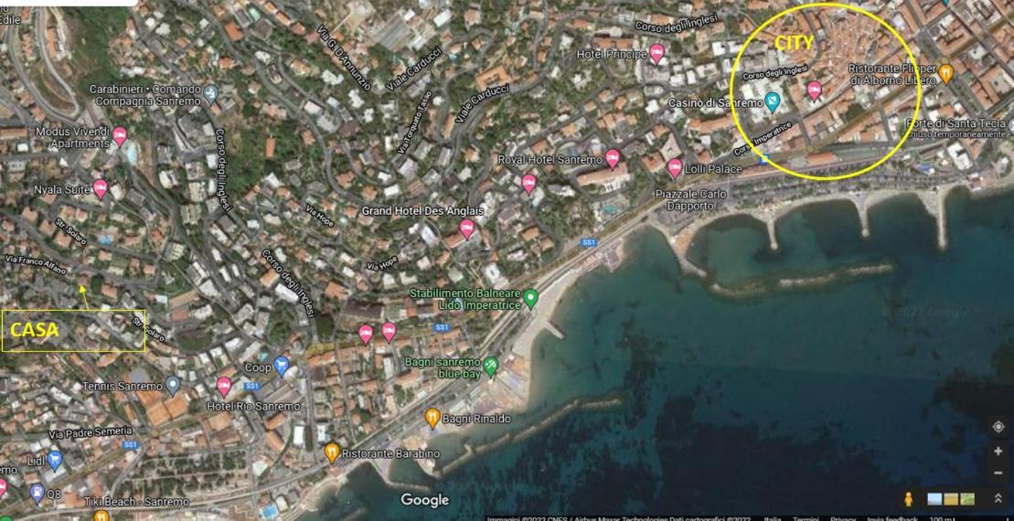 Casa Fiorenza Parcheggio Privato Sanremo Bagian luar foto