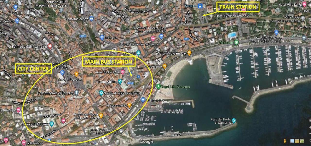 Casa Fiorenza Parcheggio Privato Sanremo Bagian luar foto