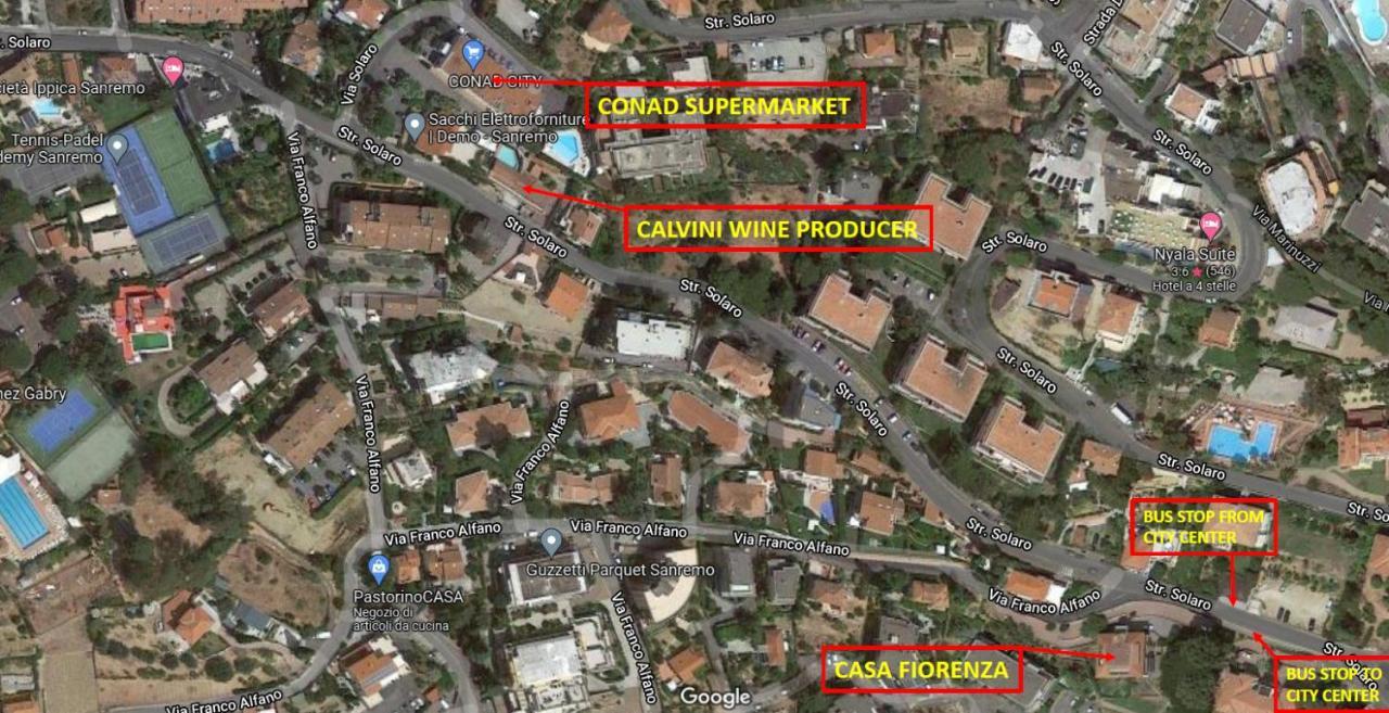Casa Fiorenza Parcheggio Privato Sanremo Bagian luar foto